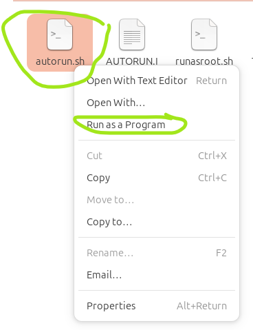 run autorun.sh