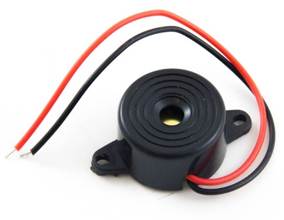 Buzzer, piezo-electric, DC