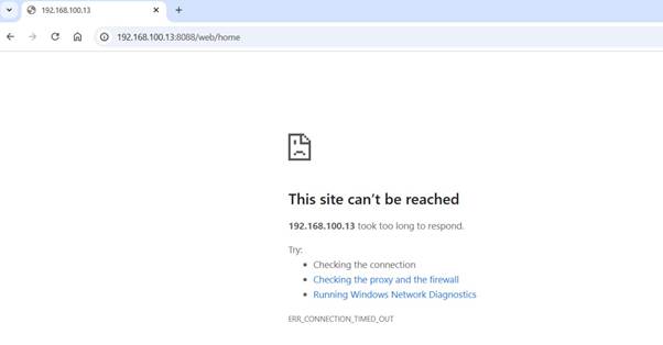 Site access error