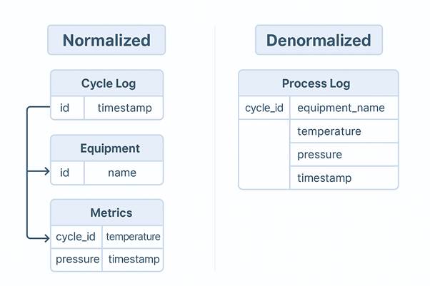 Normalized vs. Denormalized DBs